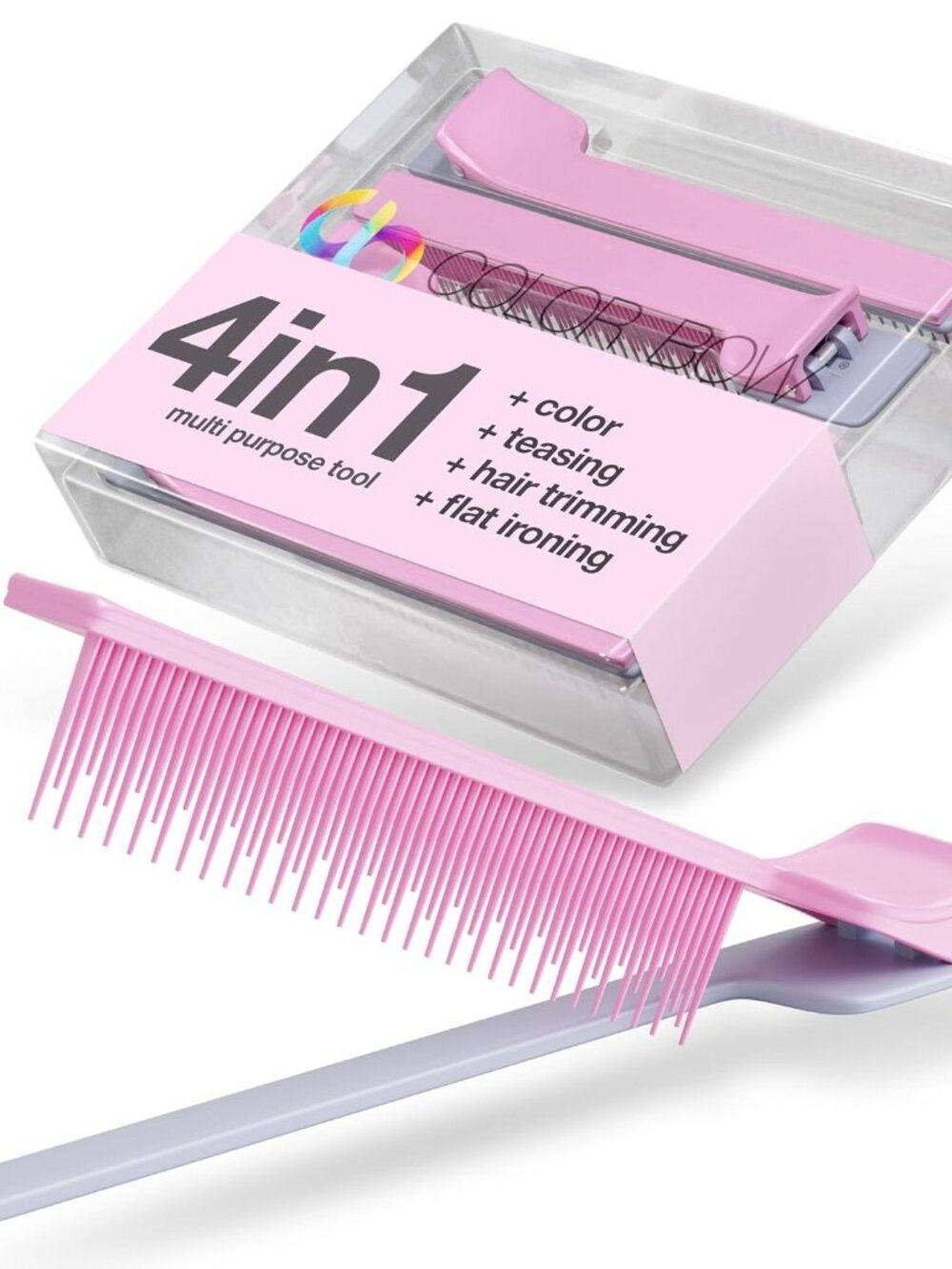 Teasing Clip Comb 5 Pack, Coloring Styling Tools - Hairstylist Must Haves for Hi